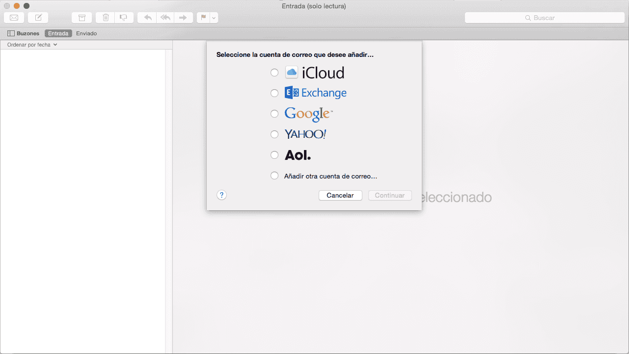 Al abrir la aplicación