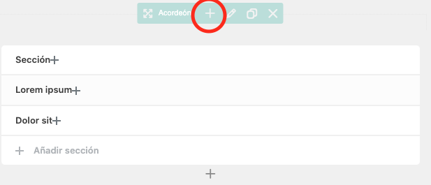 Cómo añadir pestañas internas y opciones
