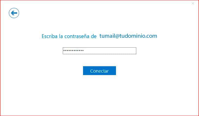 Contraseña de nuestro correo