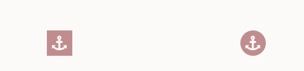 Darle forma cuadrada o redonda