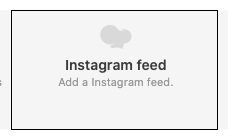 Instagram feed