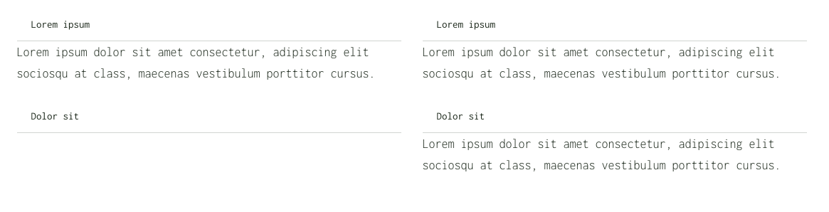 Opción One at time