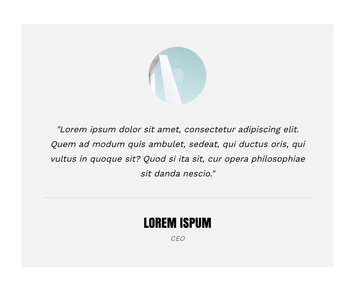 Opciones testimonio estilo 3