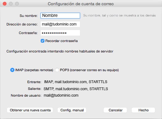Recordad contraseña