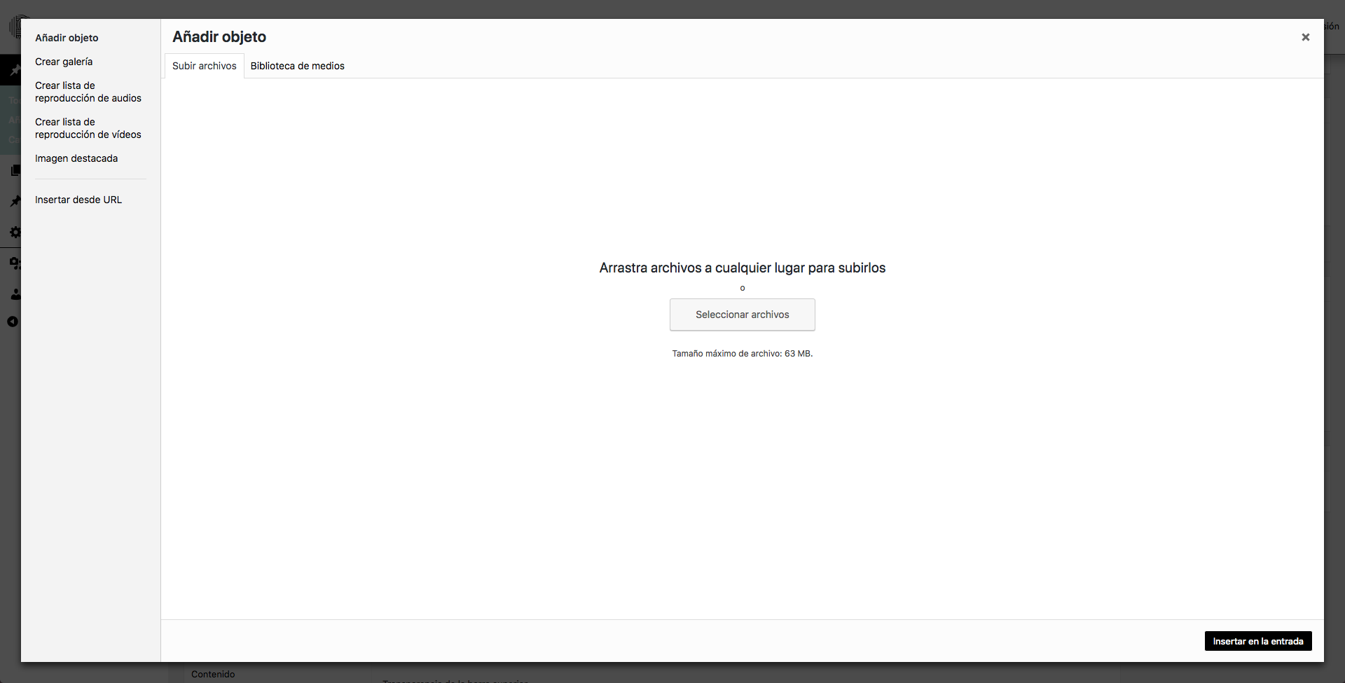 Seleccionar archivos